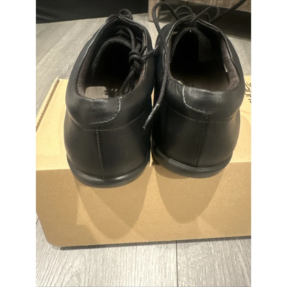 Barefoot Oxford Birkenstock Footbed EU 41 L10M8 Regular Fit Black Derby Vintage